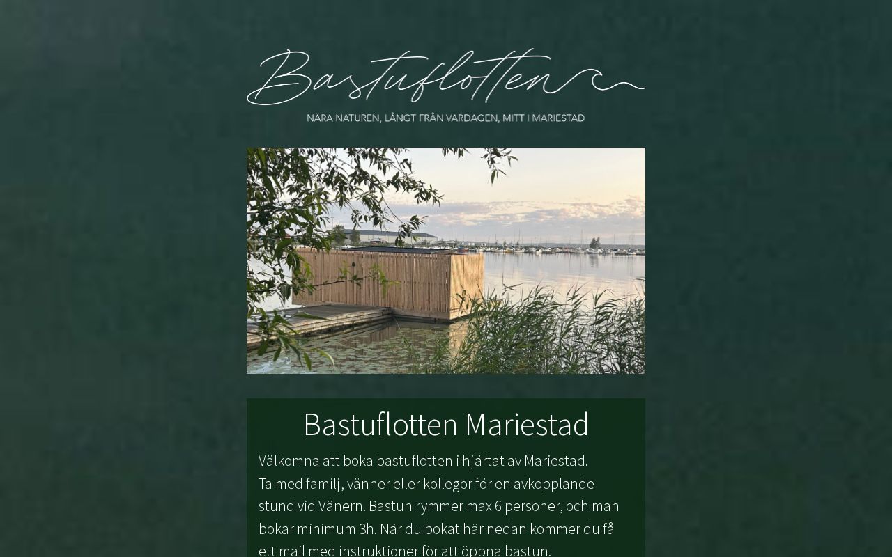 Bastuflotte Mariestad